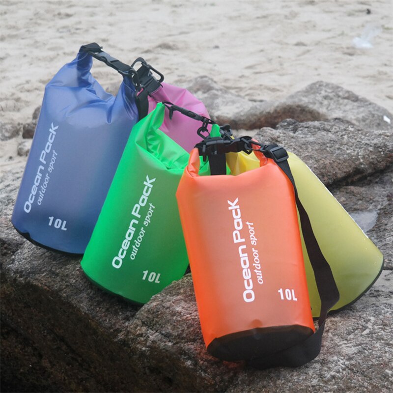 Na świeżym powietrzu 5L 10L 15L 20L worek wodoszczelny Dry Bag opakowanie worek basen Rafting kajak rzeki kajakarstwa Trekking pływający żeglarstwo wodoodporna