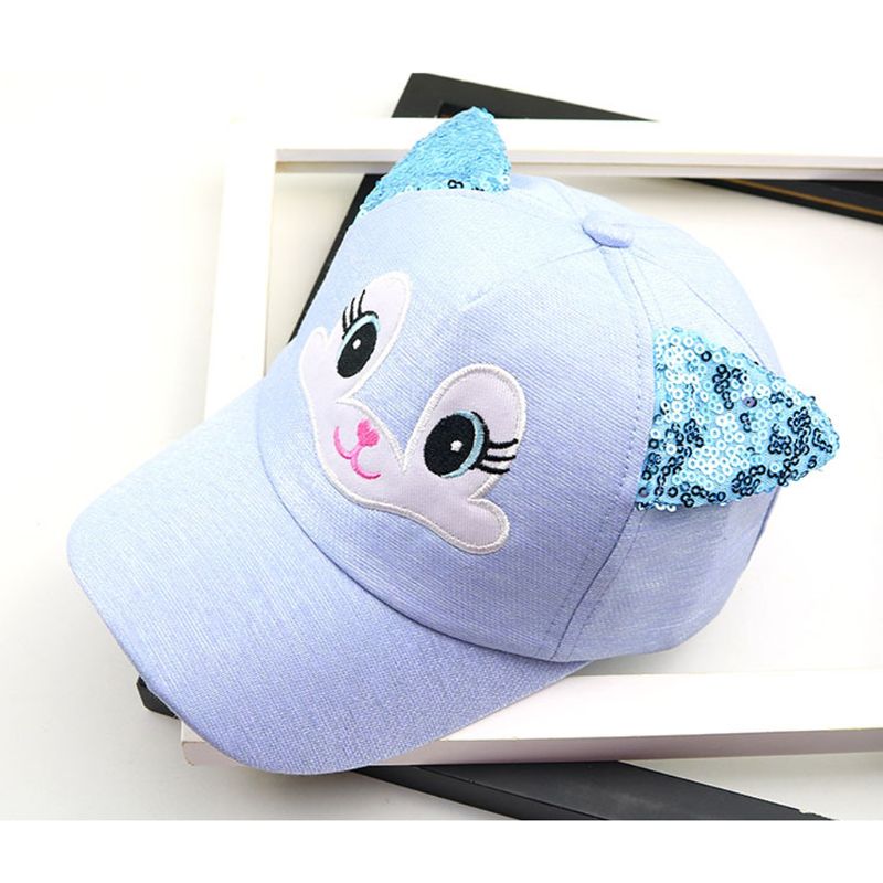 Sombreros de bebé bonitos dibujos animados niño coreano gato béisbol sombrero primavera verano bebé niño sombreros para el sol para niña gorros niños Fotografía Prop