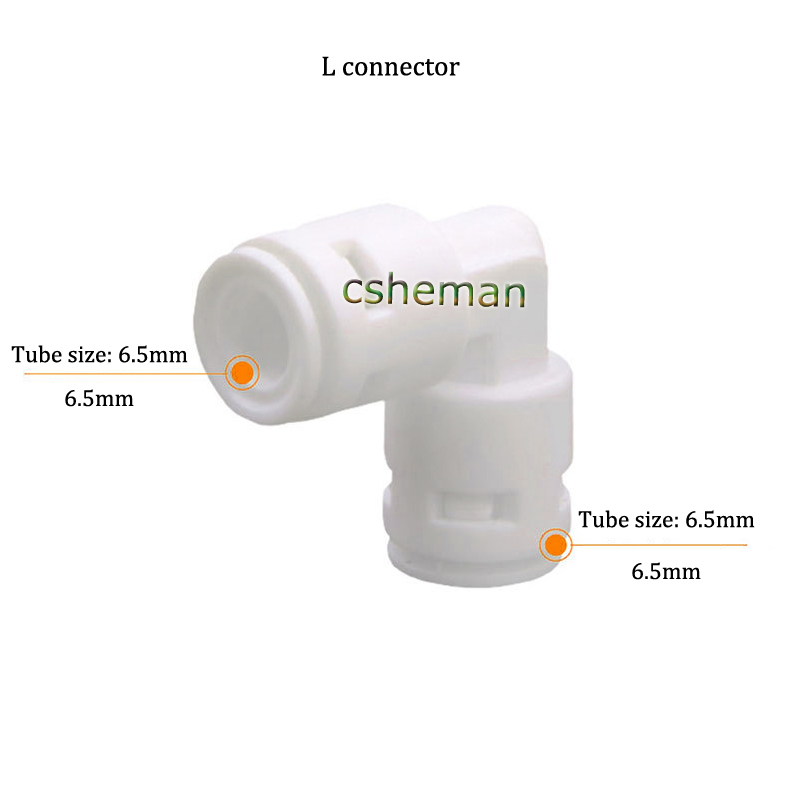 Garden Irrigation System1/4'' 3/8'' interface slip-lock Quick Connector Tee Elbow Straight Adapter Water pipe joint