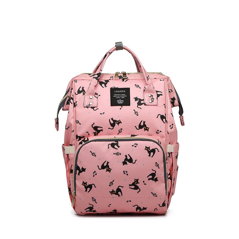 Lequeen Colorful Diaper Bag Waterproof Nappy Bag Large Capacity Maternity Bag Travel Backpack Nursing Bag: E