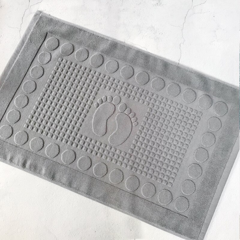 100%  bomulds bademåtte hvidblåt badeværelse tæpper og tæpper hjem hotel spa brusebad fødder håndklæder absorberende toilet badekar måtter tapis