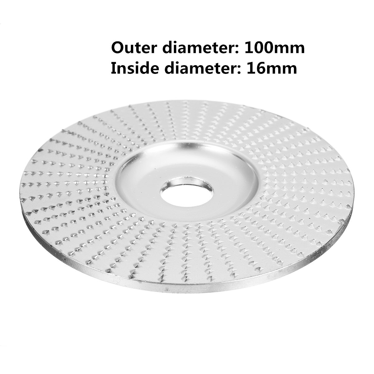 Wood Grinding Wheel angle grinder disc wood carving disc Sanding Abrasive tool 16mm Bore: D