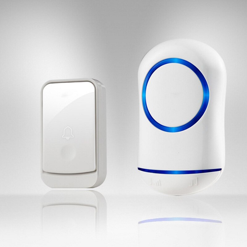 MOOL Eu Plug sonnettes 45 chansons sans fil porte cloche ensemble sécurité à la maison sonnette + récepteur eau de pluie preuve d'infiltration