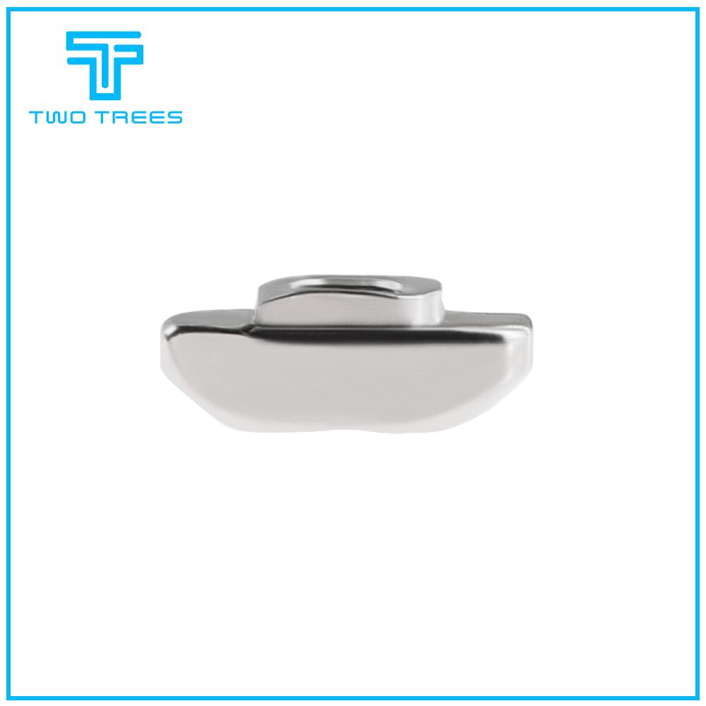 50 teile/los ZWEI BÄUME 3D Drucker Teile M3/M4/M5 Kohlenstoff Stahl T typ Muttern Verschluss Aluminium Anschluss für Industrielle Profil