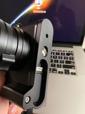 Hurtigutløser plate håndtak l brakett for leica  q2 q-2 kamera arca-swiss rrs kirk qr
