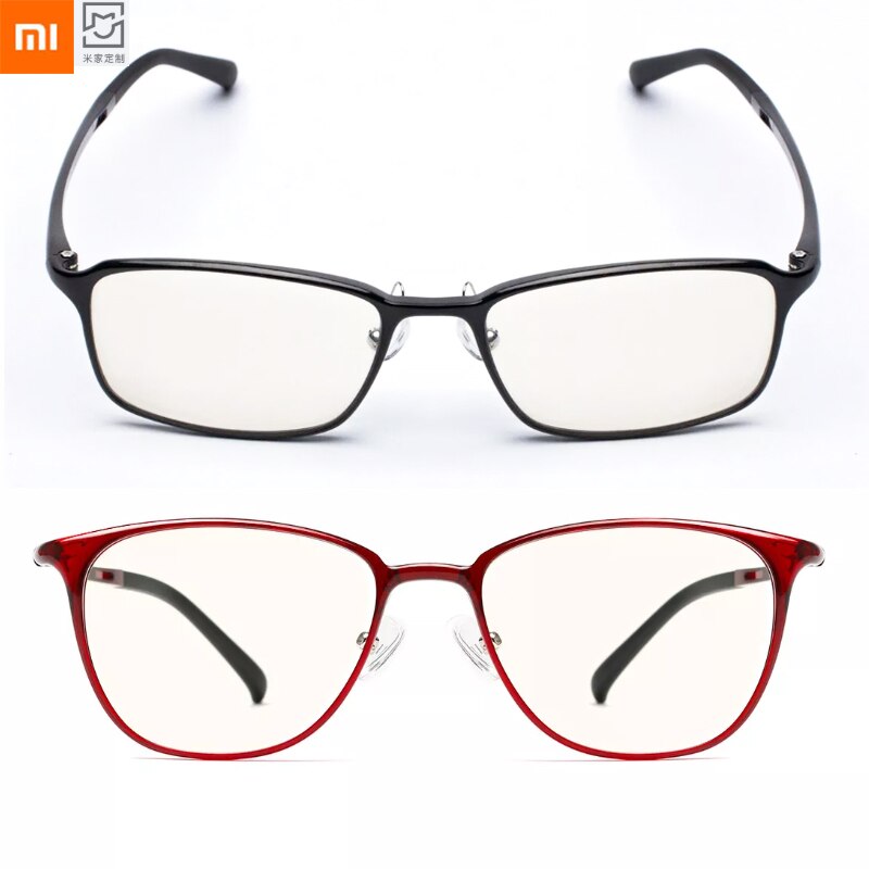 Xiaomi-Gafas de cristal Mijia TS para hombre y mujer, anteojos de protección ocular a prueba de fatiga visual y rayos UV, color azul