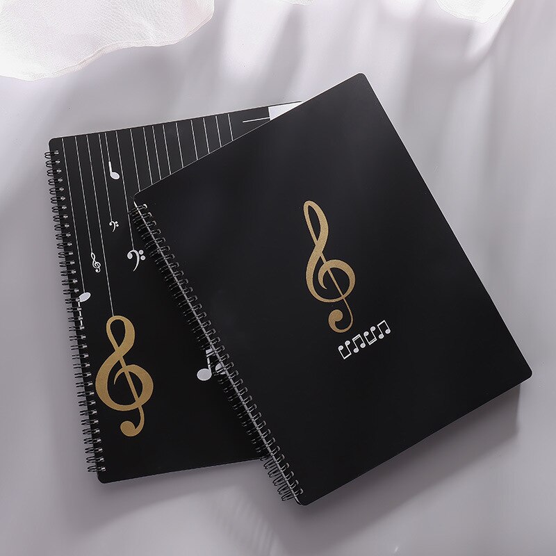 Multilayer Insert Folder Insert Pocket Transparent A4 Score Sheet Music Folder Piano Sheet Folder Information Book