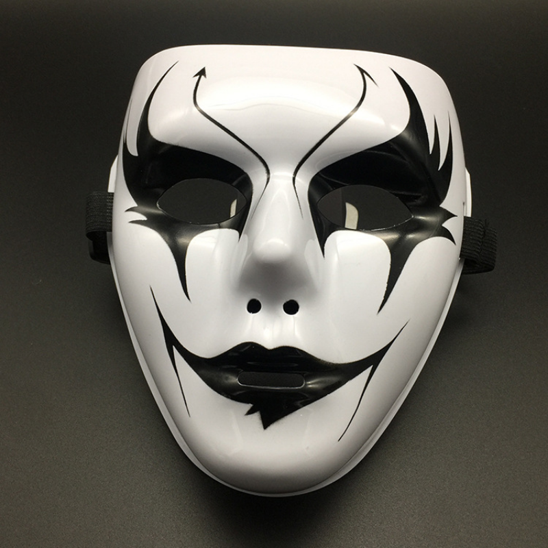 1pcs Full Face Mask Hand-painted Halloween Masquerade Scary Party Supplies Cosplay Costume Accessory Props: Brown