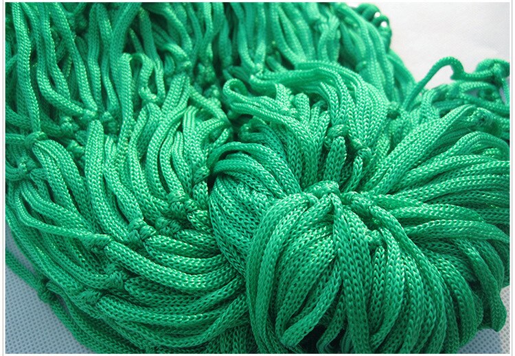 Draagbare Tuin Nylon Schommelstoel Netto Bed Outdoor Camping Blauw Groen Rood Hangmat: Green