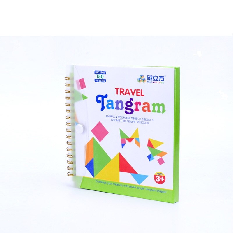 150 modeller magnetisk rejse tangram legetøj eva geometri puslespil tidligt pædagogisk intelligens legetøj barn: Default Title