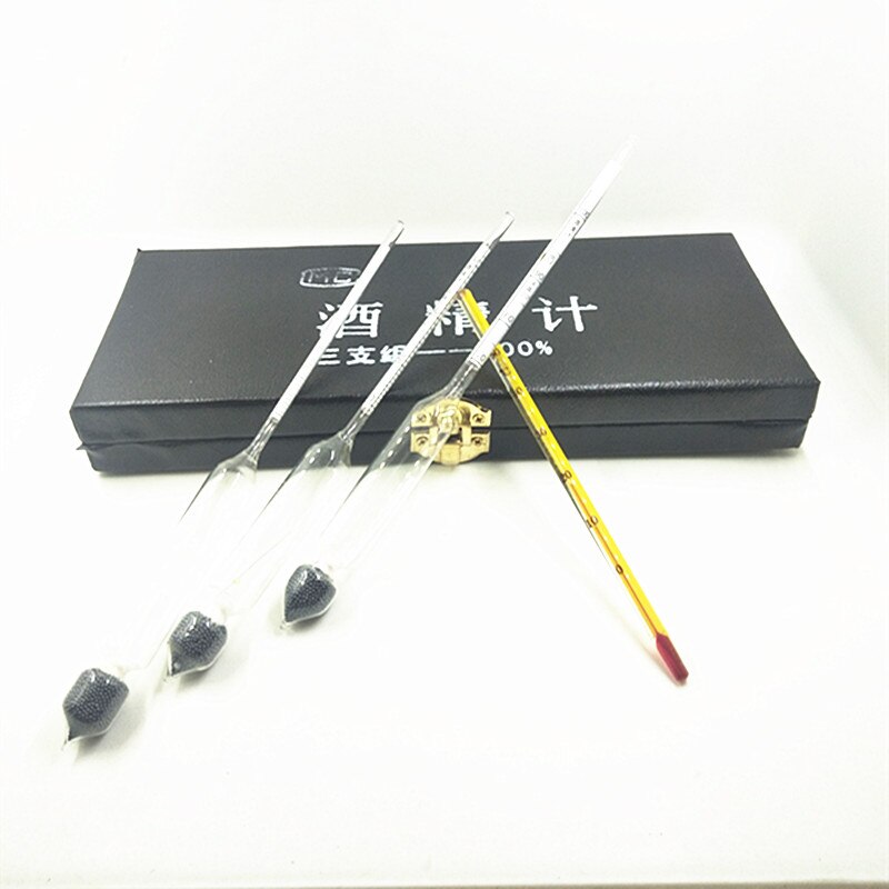 wine hydrometer Alcohol meter alcoholometer bafometro alcoholmeter hydrometer for alcohol alcotester tester with Thermometer