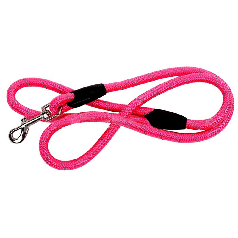 1pc Reflektierende Haustier Leine Nylon Geflochtene Hund Zu Fuß Seil Hund Leine Für Nacht gehen Haustier Liefert Haustier Zubehör