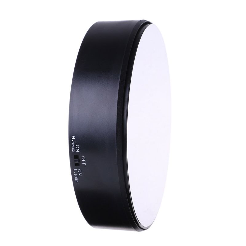 1pc justerbara batteridrivna motoriserade roterande 360 roterande displaystativ skivspelare