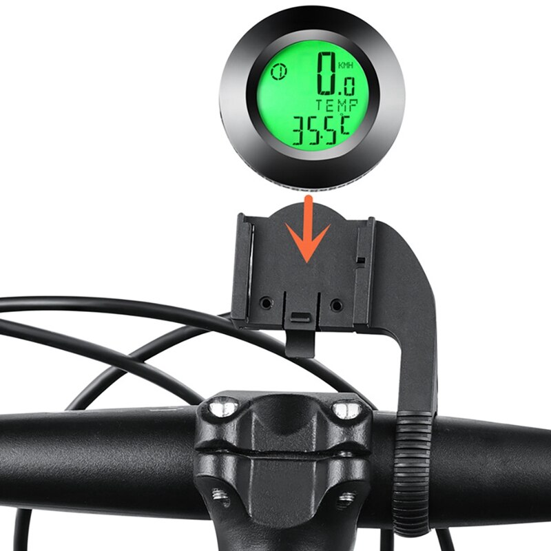 Bike Speedometer Wireless, 3 Color LCD Backlight D... – Grandado