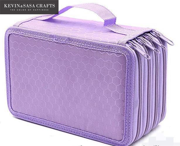 Estuche para lápices de 4 ° piso, colorido, gran capacidad, material escolar, papelería, , caja de lápices estuche, bolsa para lápices