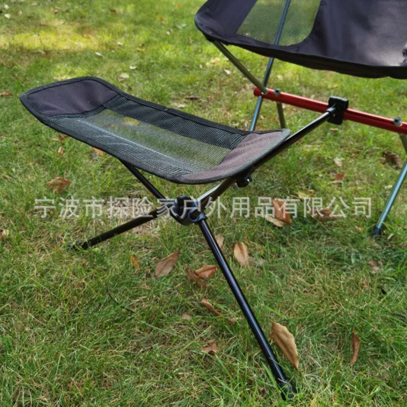 Outdoor Draagbare Vouwen Stoel Voetsteun Fauteuil Voet Intrekbare Been Kruk Reizen Vissen Camping Stoel: Default Title