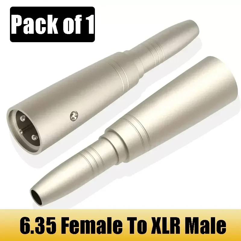 Audio--Adapter RCA-Stecker (Buchse) auf XLR-Stecker (Buchse) Stecker 6,35mm ts/trs Stecker (Buchse) Stecker Buchse Audio--Adapter