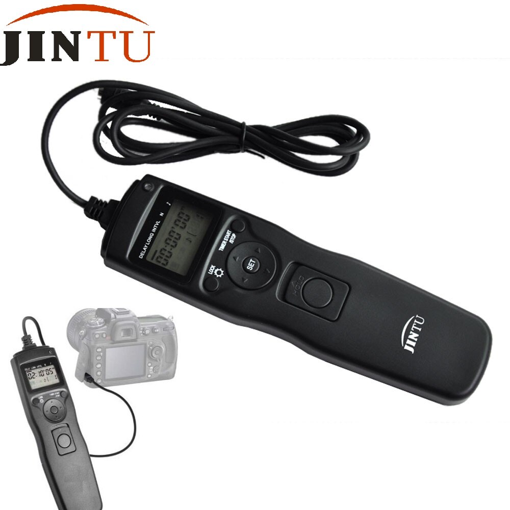 Jintu Selfie Time Lapse Shutter Release Remote Control for Canon EOS 1Ds 1D 5D 5DII 5D III 6D 7D 7DII 5DIV 6DII 40D 50D Camera