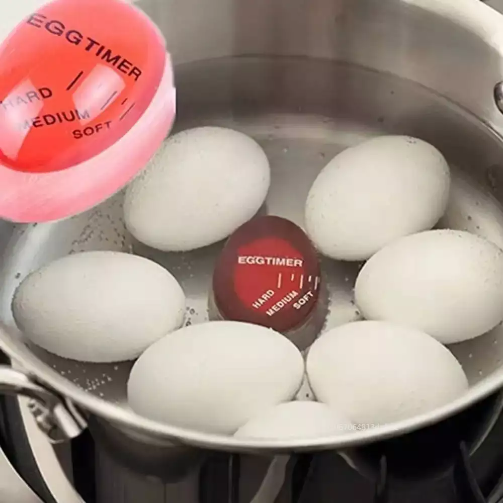 Eieruhr, Küchenelektronik, Gerät, Farbe, Eier, Uhr, Kochen, Wechseln, lecker, weich, Hart, gekocht, , Kunstharz, rot Timer-Werkzeuge