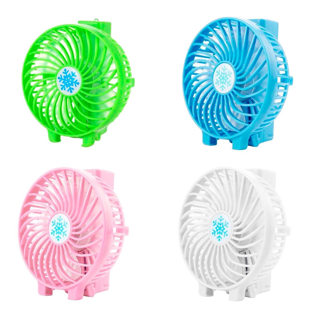 Draagbare Ventilator Handheld Mini Ventilator Usb Oplaadbare Opvouwbaar Desk Air Cooler Fan Personal Air Cooling Fans 3 Speed Kantoor Outdoor