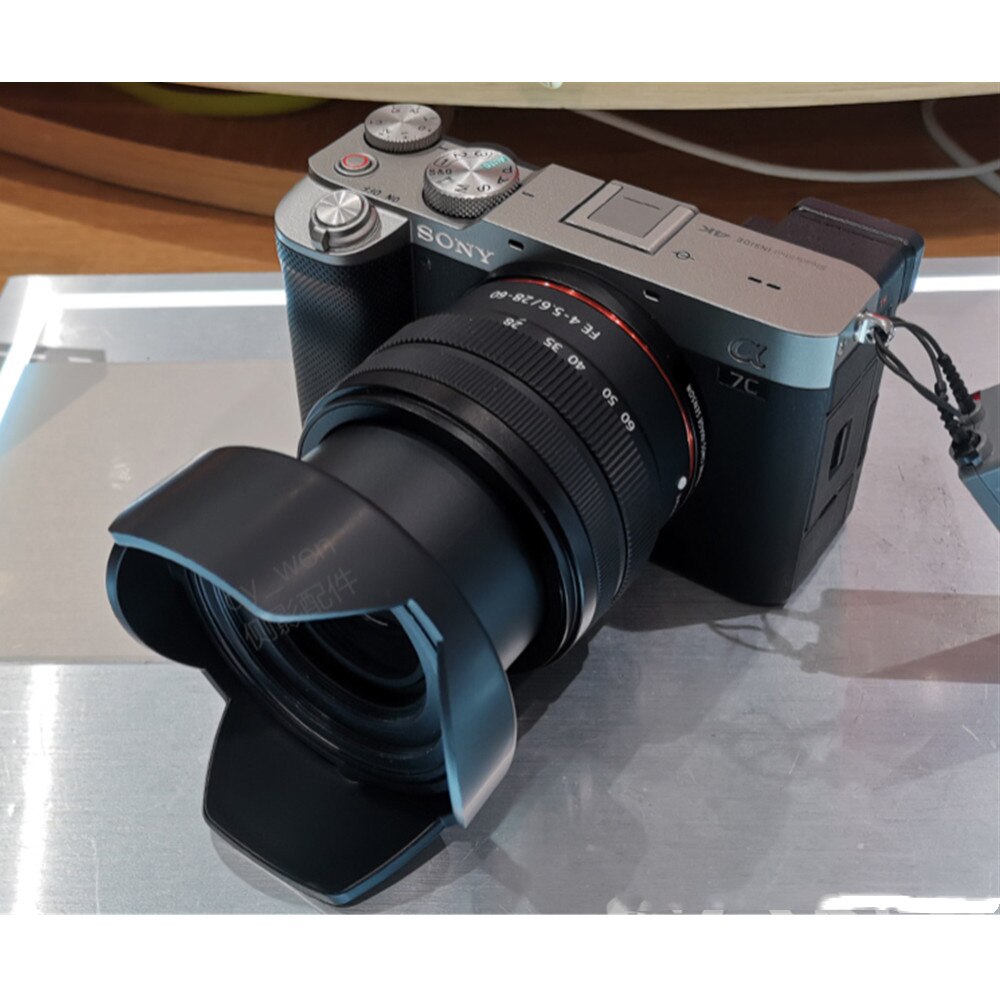Bloem Zonnekap Shade Voor Sony Fe 28-60 Mm F/4-5.6/28-60mm F4-5.6 SEL2860 40.5Mm A7C A7R A7S A7 Ii Iii Iv Camera Lens Kit