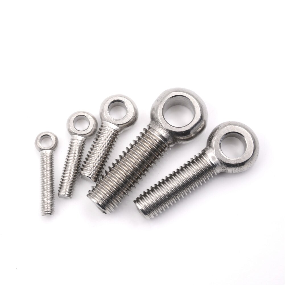 5PCS stainless steel eye bolt stud articulated anchor bolt fasterners M5 M6 M8 M10 M12