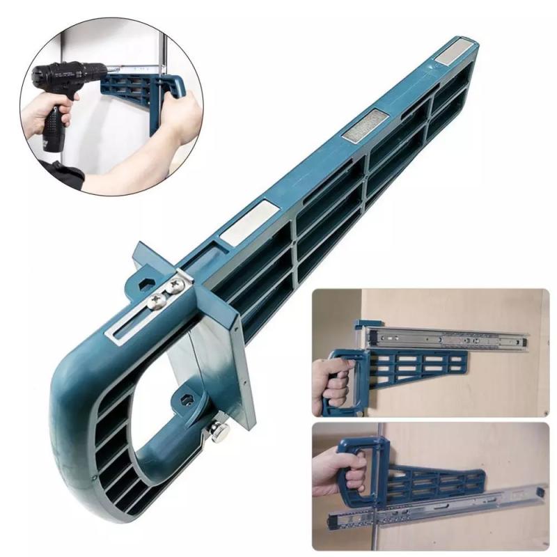 Universal Magnetic Drawer Slide Jig Set Mounting Tool For Cabinet Furniture Install Guide Jig For Drawer Slides Woodworking Tool