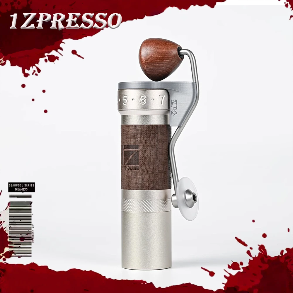 Auf Lagerbier 1Zpresso ZP6 Manuelle Kaffeemühle Staub Abdeckung Tragbare Kaffeemühle Deckel Kurbel Mühle Joystick Barista Zubehör