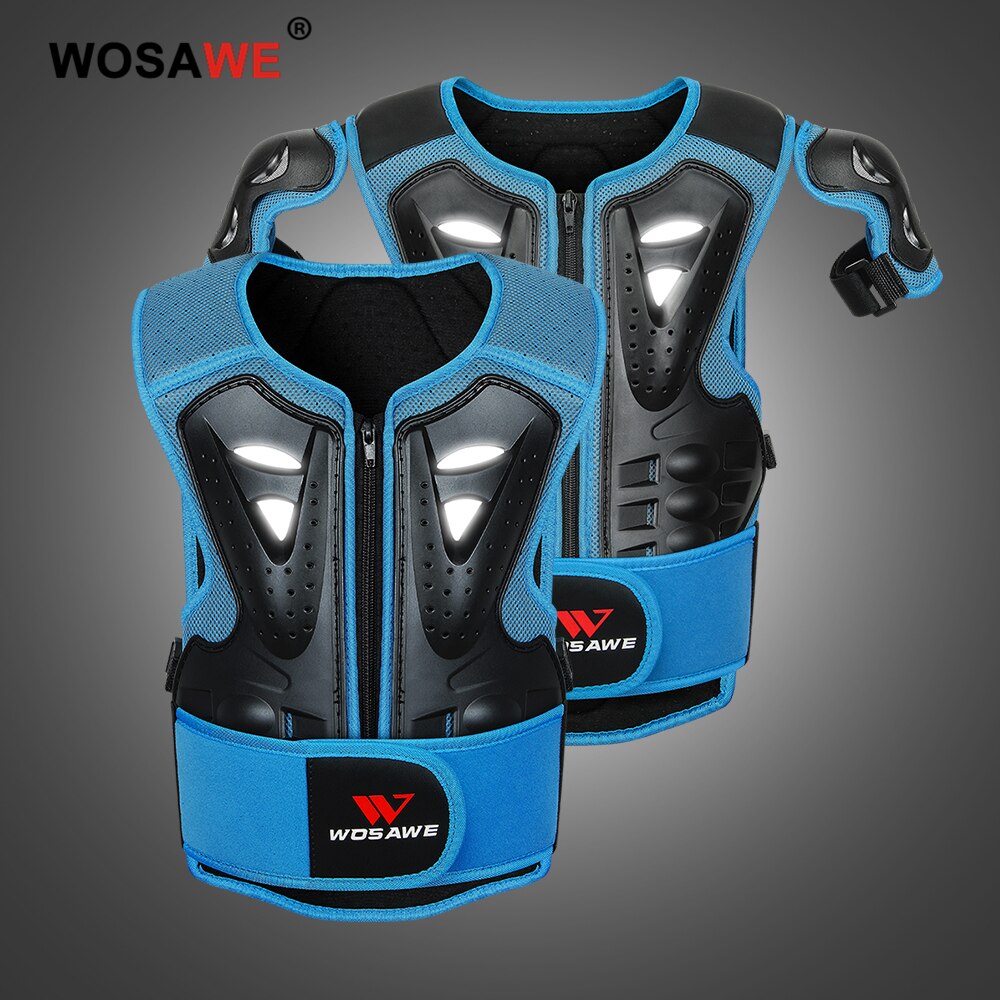 Children's Chest and Back Protector Armor Vest for Downhill Cycling Skating Snowboarding Skiing Motorcycle Motocross Dirt Bike