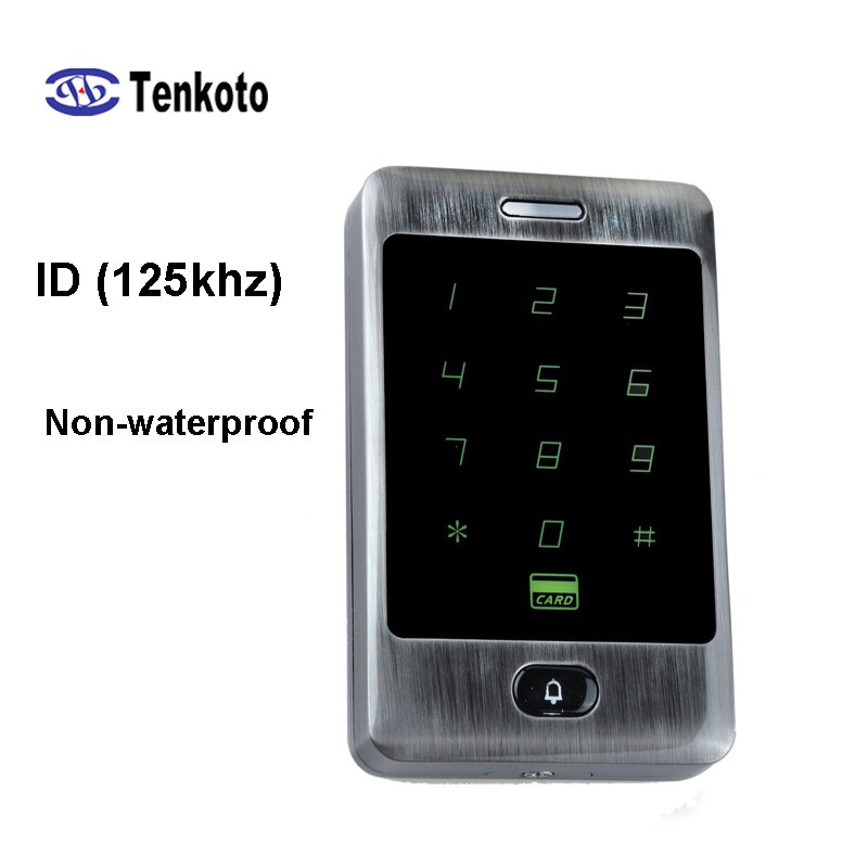Metalen wiegand contactloos digitaal toetsenbord, id-kaart, ic-toegangscontrole, touch-wachtwoordvergrendeling, rfid-lezer: Id 125 khz