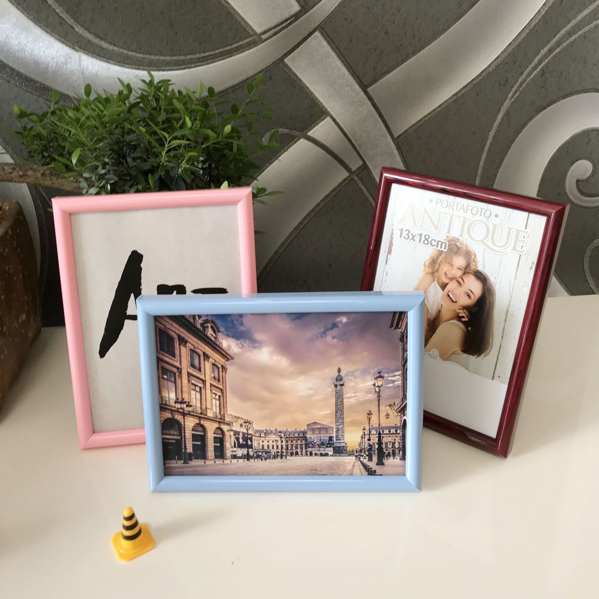 5/6/7 Inch Europese Eenvoudige Fotolijst Thuis Tafel Decor Retro Houten Bruidspaar Aanbeveling Foto Frames Ornament