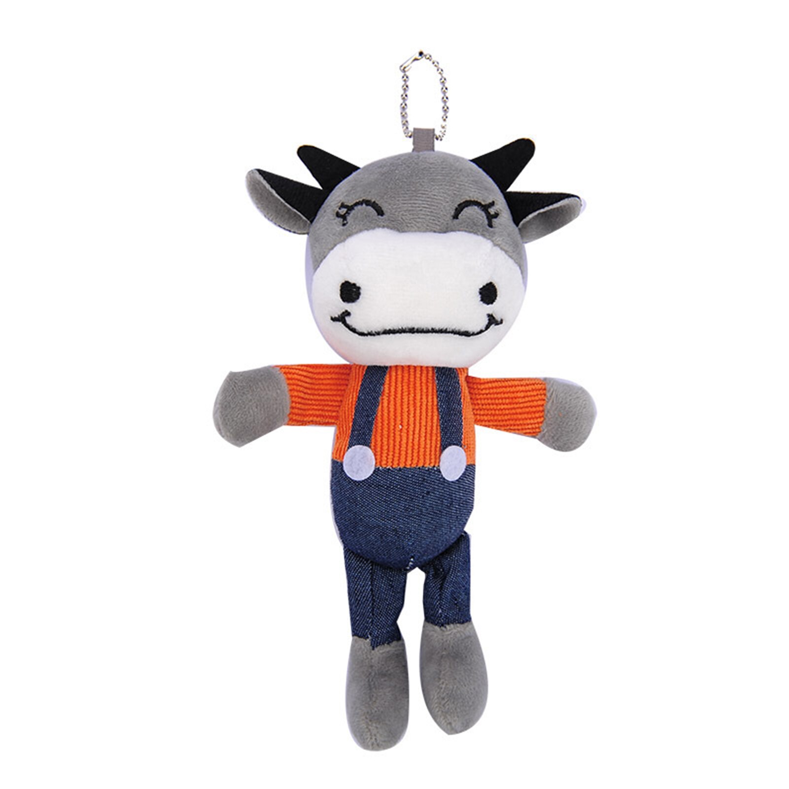 The Year of OX Mascot Plush Cute Plush Cattle with Lucky Bag Calf In Tang Suit Soft Toys Year Party Decoration