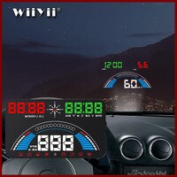 WiiYii S7 HUD head up display car OBD2 GPS temperatura hud speedometer For Auto Accesso electronics Data Diagnostic Tool