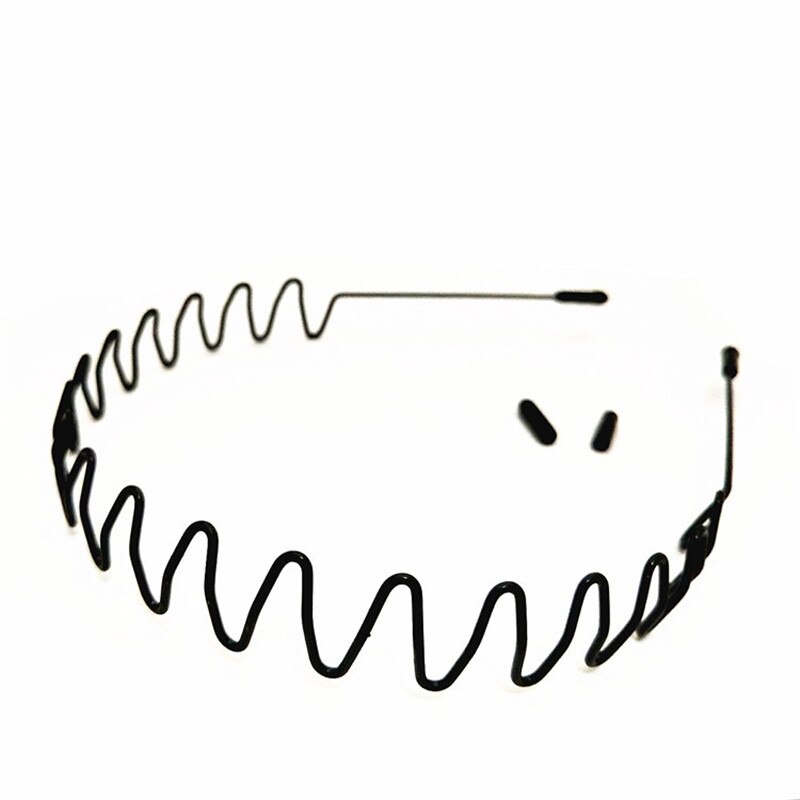 Mannen Vrouwen Modieuze Black Metal Zwaaide Stijl Alice Sport Haarband Hoofdband: 4