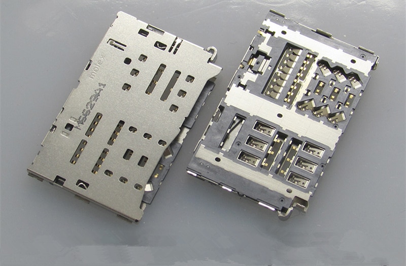 Originele Sim Card Reader Slot Lade Module Houder Connector Voor Lg G6 H870 H870DS LS993 VS988 H872 Socket