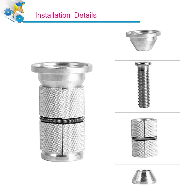 Krsec Fiets Stem Top Cap Aluminiumlegering 1-1/8 &quot;Fiets Expander Top Cap Headset Expander Schroef Voorvork end Plug Bike Deel