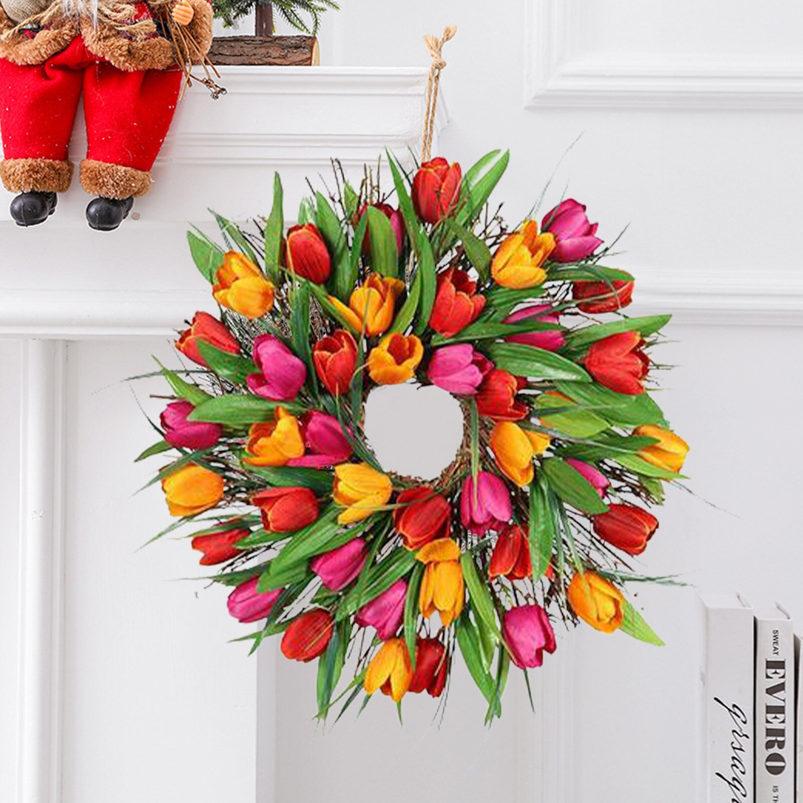 Front Door Wreaths For Spring And Summer, Colorful Year Round