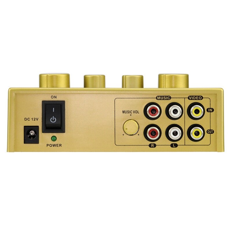 Karaokemaskine lydmixer ekkomixer digital o lyd o systemenheder mikrofonkonsol