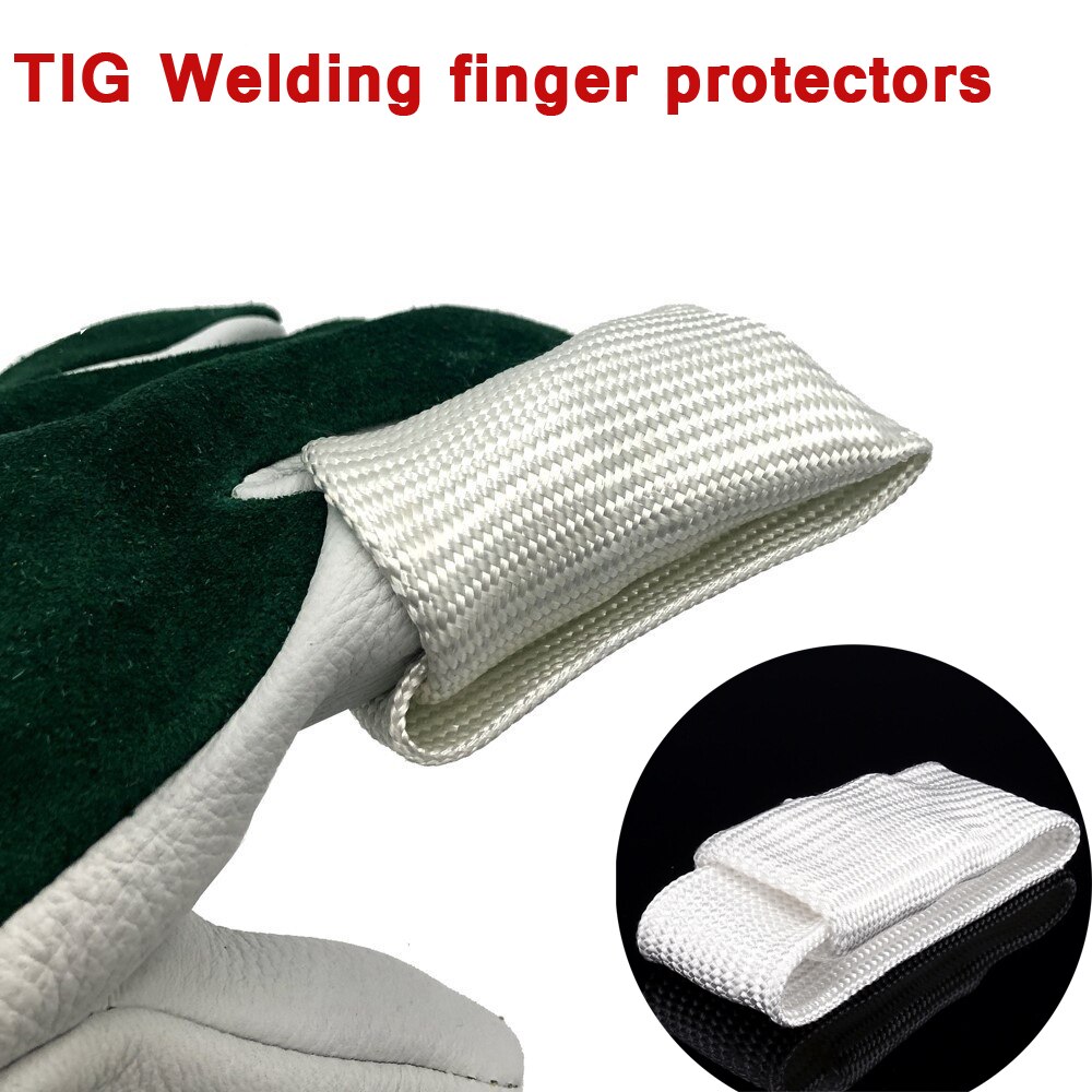 TIG Finger Protectors Welding Tips Tricks Heat Shield Welding Gloves Finger Guards for TIG Welding TIG Glove