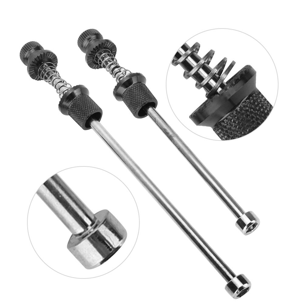 Juego de pinchos para bicicleta, herramienta de seguridad ultraligera de bloqueo, aleación de aluminio, antirrobo, liberación rápida