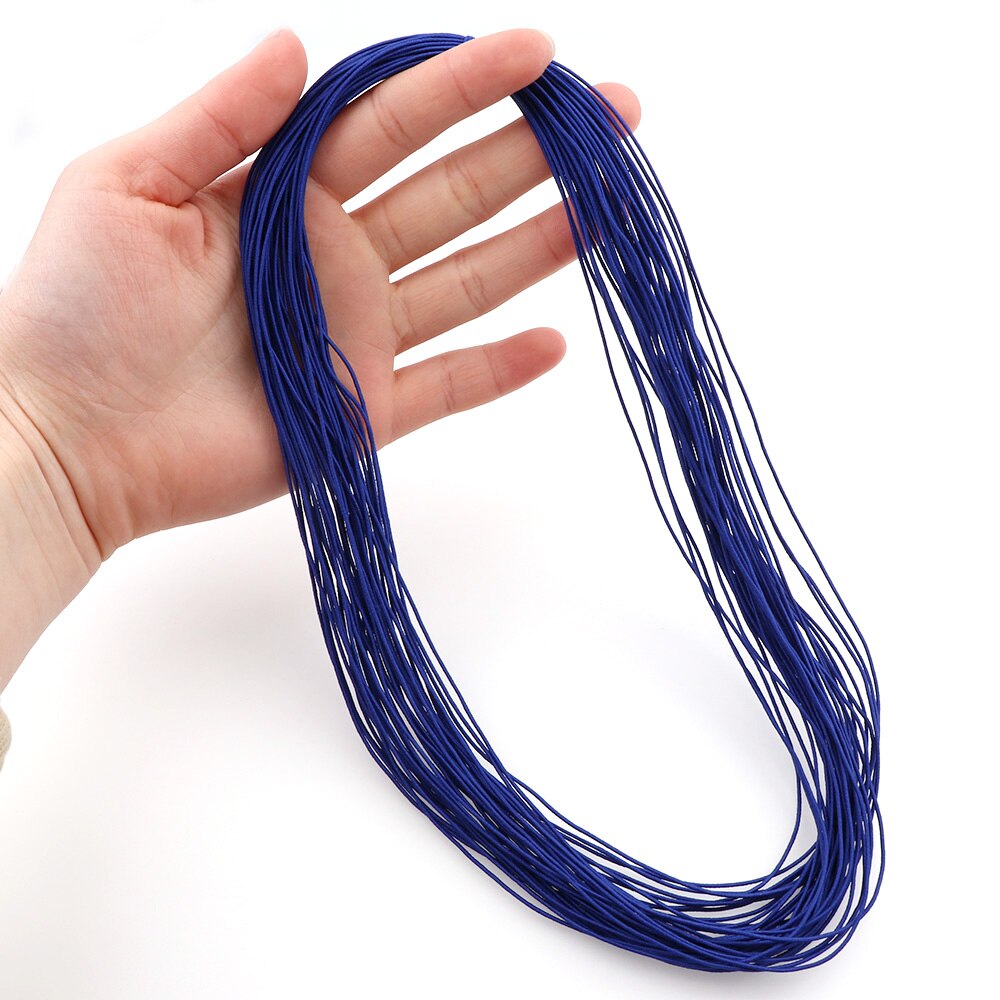 Corde élastique pour noyau élastique | 20 m/ensemble de 14 couleurs, 0.8mm ligne caoutchouc élastique, cordon de perles en Nylon, bracelet à bricoler, collier bijoux couture, accessoires de couture