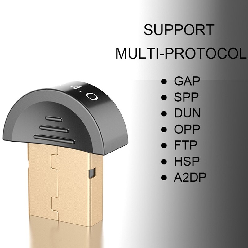 Mini USB Bluetooth Adapter CSR 4,0 Wireless-Dongle-Empfänger für PC LAPTOP WIN XP VISTA 7 8 10