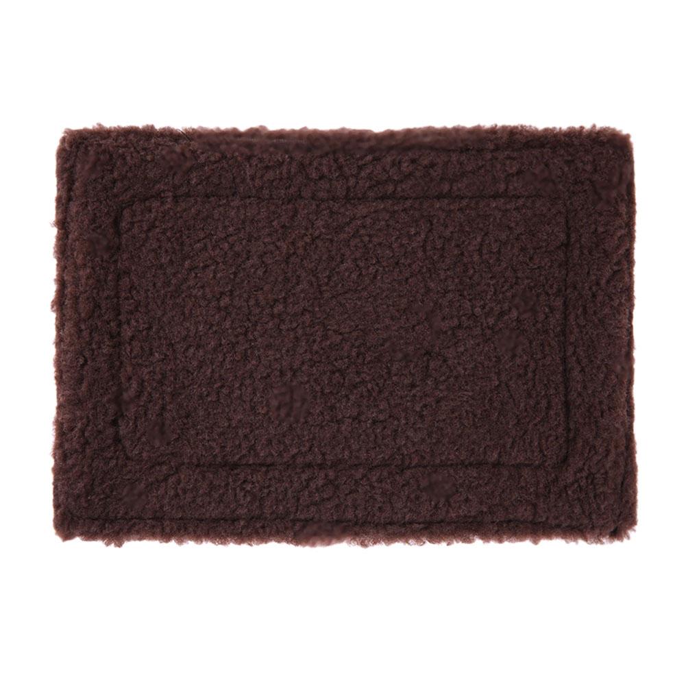 Suave lana de alfombra de hámster cojín de hámster para mascotas Mat erizo ardilla manta Guinea cerdo cama productos para cama de Mascota: Marrón