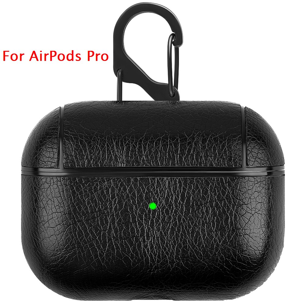 Pentru apple airpods pro 3 husă din piele pentru căști husă rezistentă la șocuri pentru airpods 3 2 1 cutie de încărcare pentru căști wiilress stil business: B1 pentru airpods pro