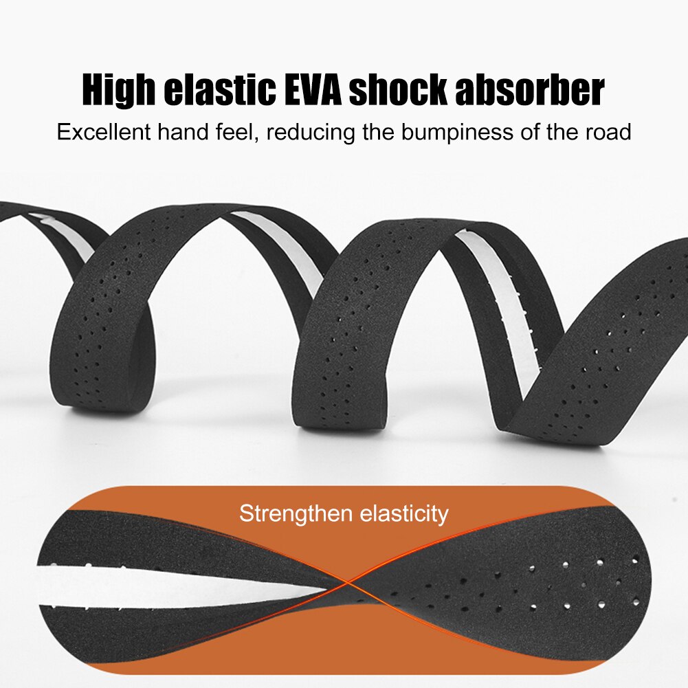 Cinta de goma EVA para manillar de bicicleta de montaña, resistente al desgaste, antideslizante, engranaje fijo, cubierta de volante, accesorios de ciclismo
