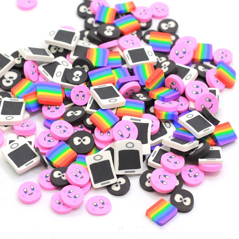 10g Slime Polymer Clay Additive Filling Supply Slice Sprinkles Diy Filler Charms Supplies For Fluffy Slimes Kids Toys: Mix