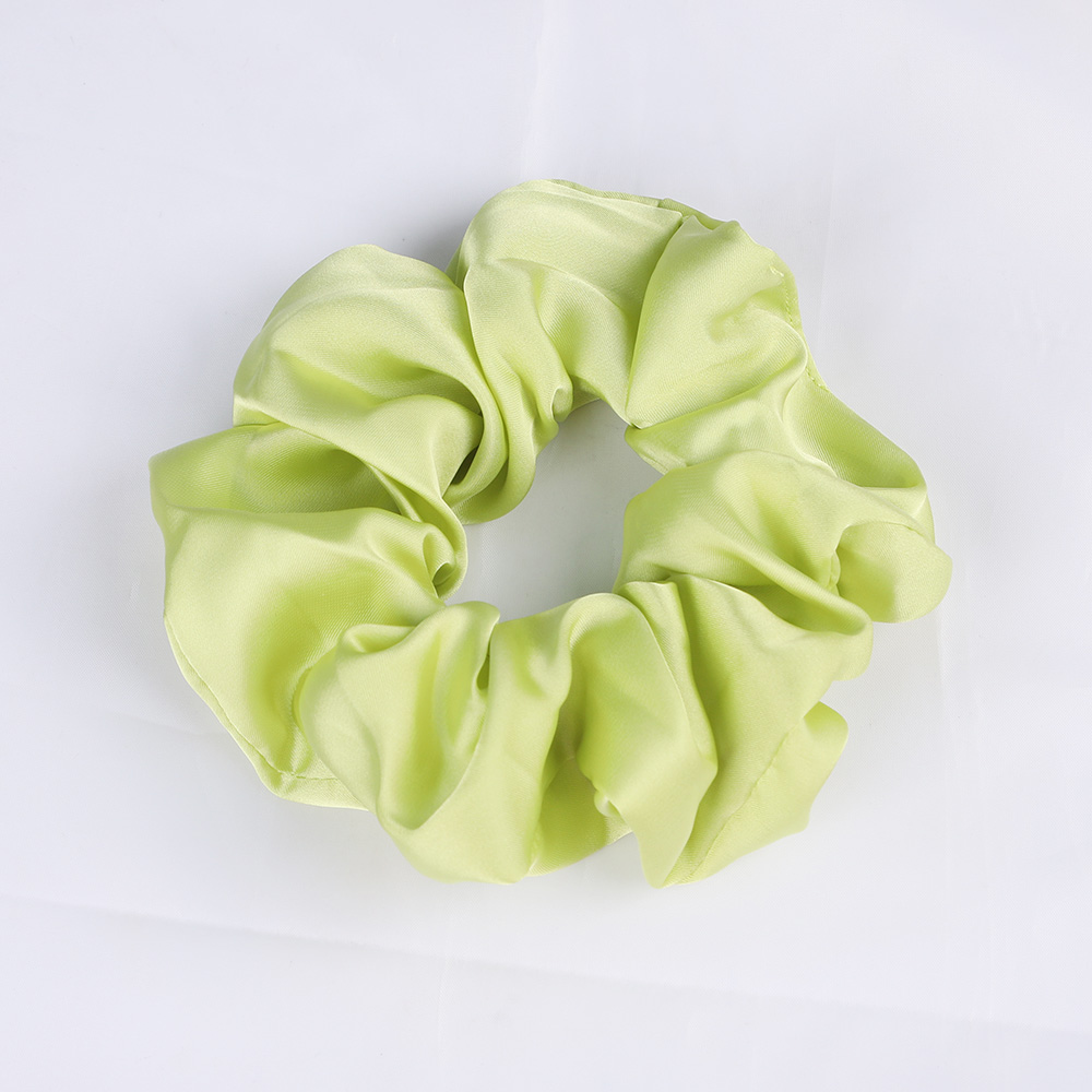 Gomas elásticas de satén de seda para el cabello para mujeres y niñas, coleteros, lazos para el cabello, diademas, accesorios para el cabello de ,: YELLOW