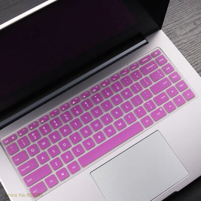 Funda protectora de silicona para Xiaomi Mi Notebook Pro 15, cubierta protectora para teclado de ordenador portátil RedmiBook Pro 15: Purple