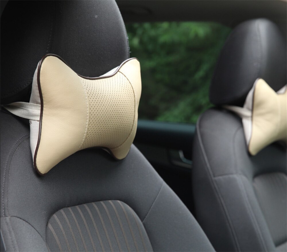 Universal 2 stk autostol tilbehør åndbar nakkestøtte nakke relax til mercedes benz  gl450 ml63 m- klasse  ml500 ml350 ener-g-force