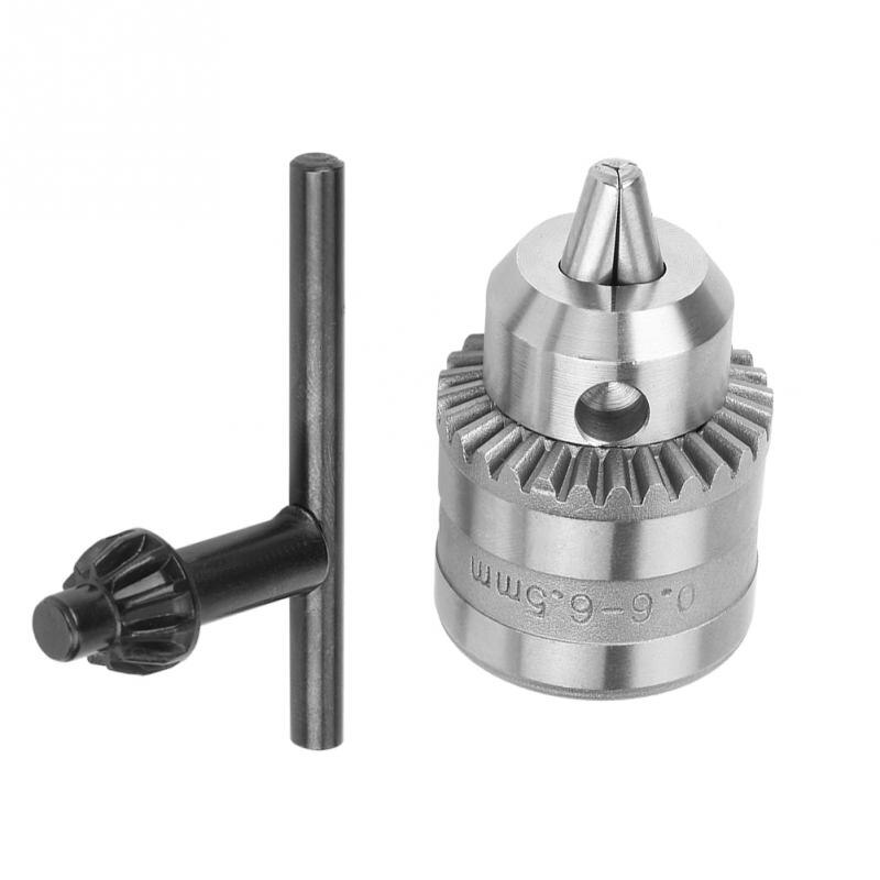 Mini portabrocas mandril de taladro eléctrico resistente al agua 0,6-6mm Mini llave tipo portabrocas con llave de Mandril para taladro eléctrico